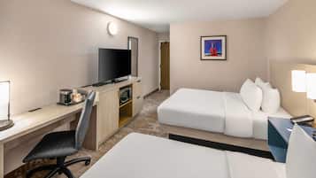 Room, 2 Queen Beds, Non Smoking (2nd Floor, Stair Access Only) | Premium bedding, in-room safe, desk, blackout drapes