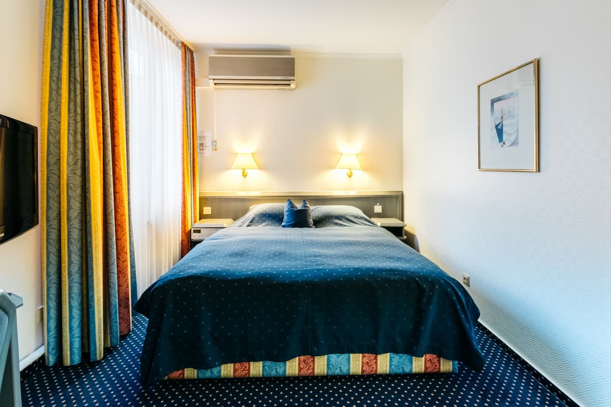 Camera singola | Biancheria da letto ipoallergenica, minibar, una cassaforte in camera