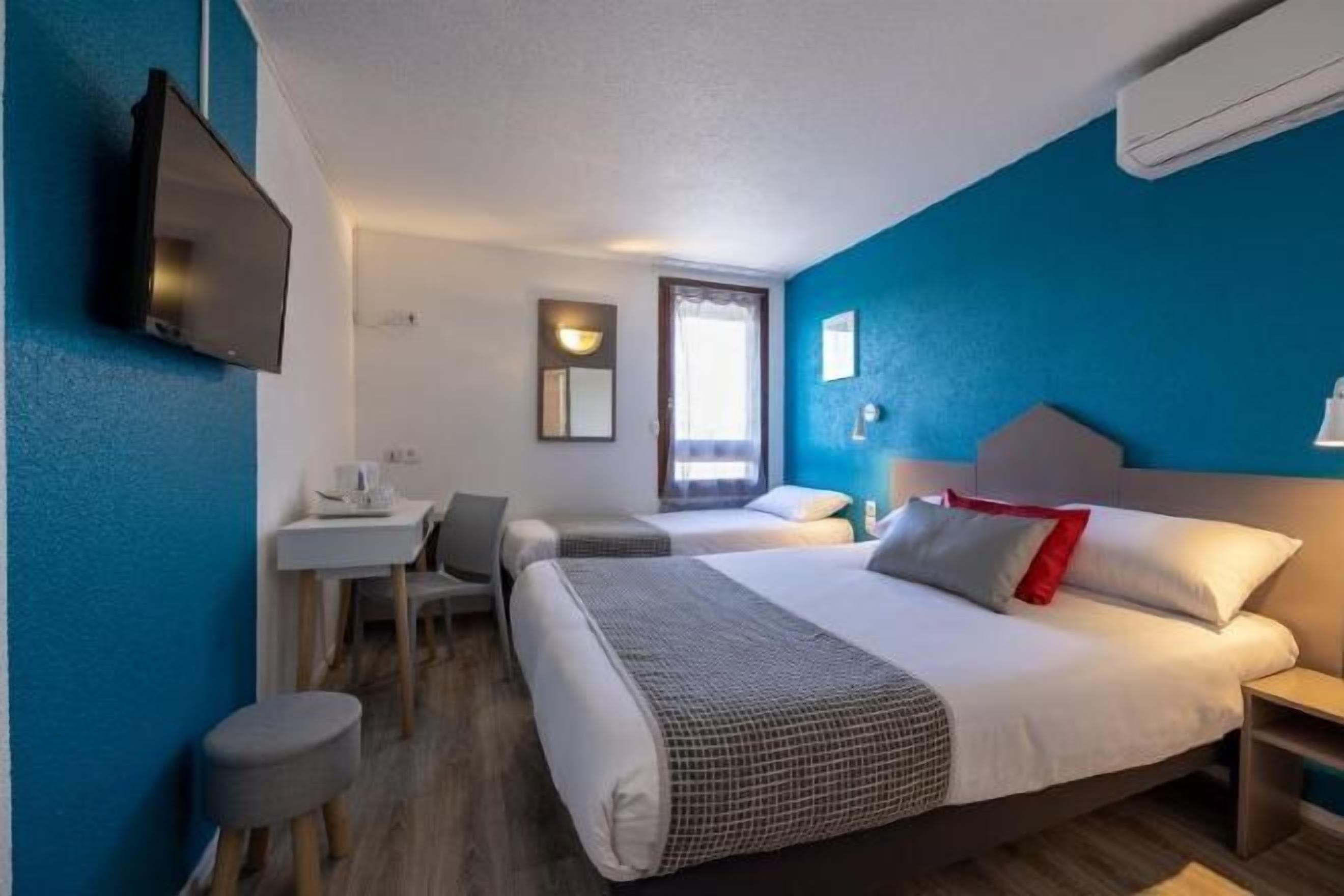 Edredons de pluma, quartos à prova de som, Wi-Fi de cortesia