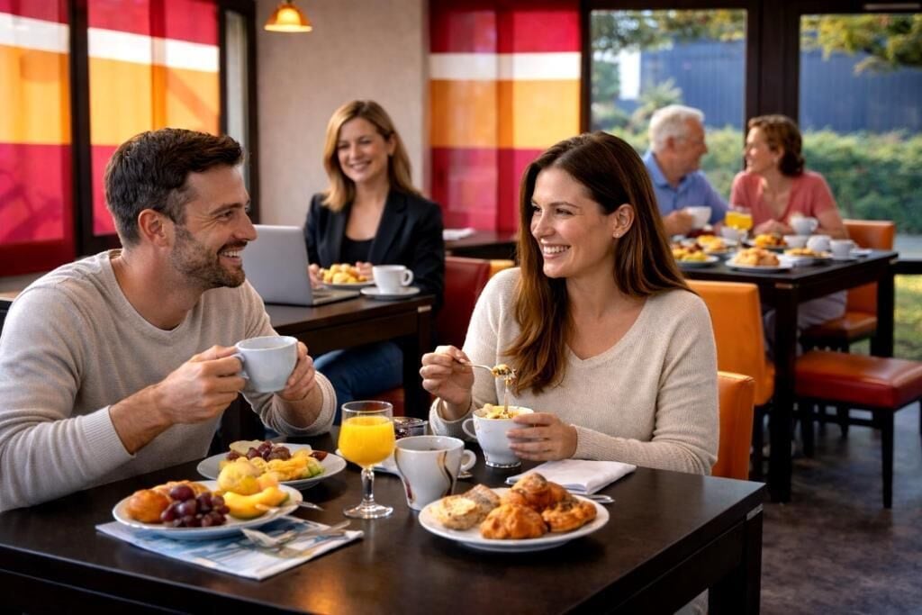 Daily buffet breakfast (EUR 10.90 per person)