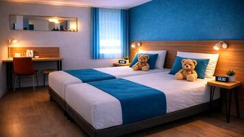 Comfort Twin kamer | Donsdekens, geluiddichte muren, gratis wifi, beddengoed