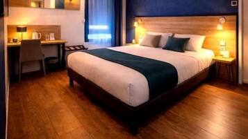 Kamar Double Comfort | Selimut bulu angsa, kedap suara, Wi-Fi gratis, dan seprai linen