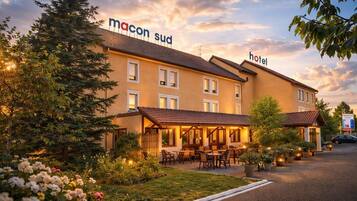 Voorkant van accommodatie