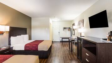Standard Room, 2 Double Beds, Non Smoking | Desk, iron/ironing board, cribs (surcharge), rollaway beds (surcharge)