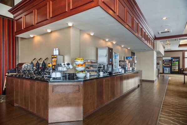 Free daily buffet breakfast 
