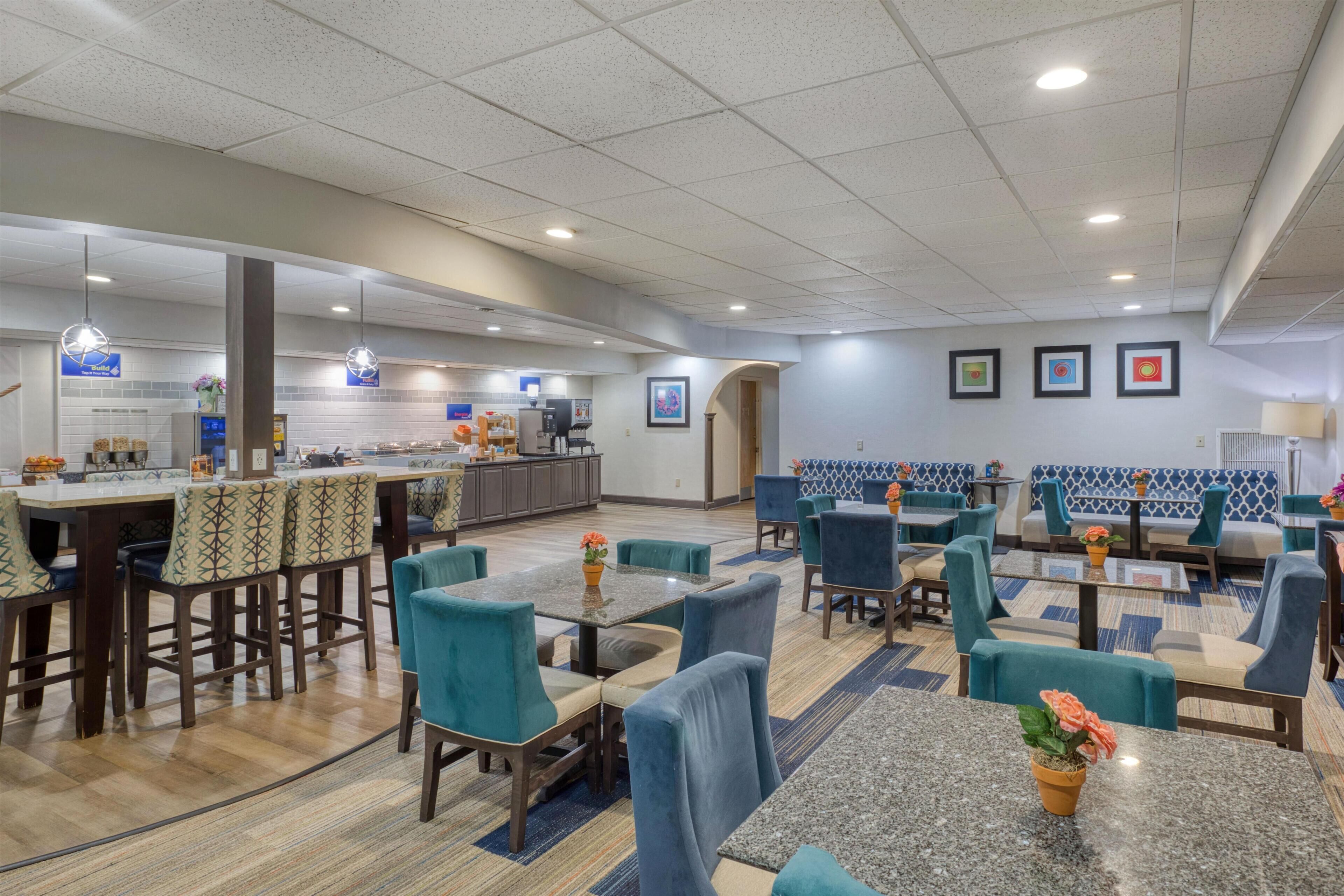 Free buffet breakfast