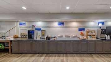 Free buffet breakfast