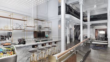 Breakfast, lunch and dinner served