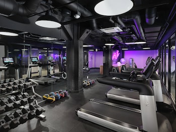 Fitness center at Axiom Hotel