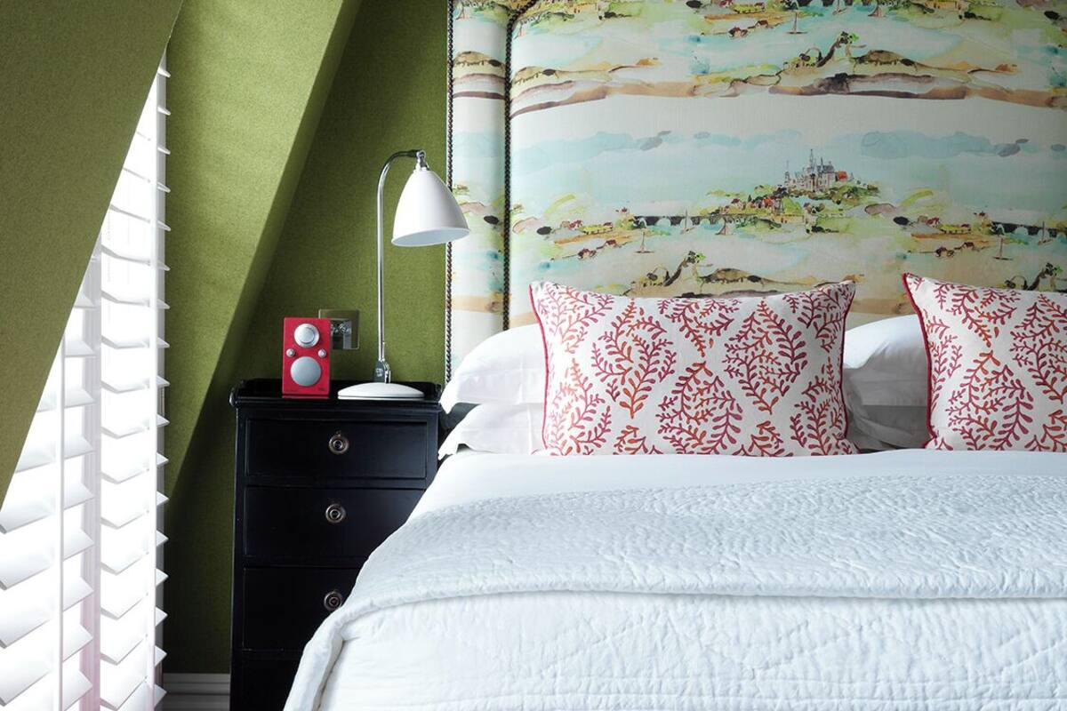 Chambre Luxe | Draps italiens Frette, literie de qualité supérieure, minibar