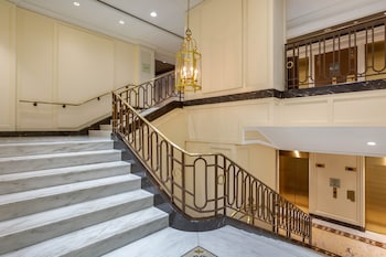 Staircase at Omni Berkshire Place