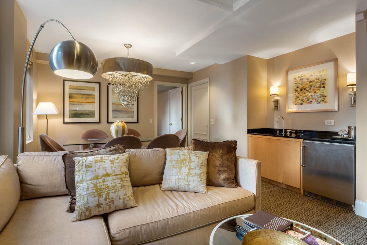 Suite, 1 King Bed (Cathedral) | Premium bedding, pillowtop beds, in-room safe, desk