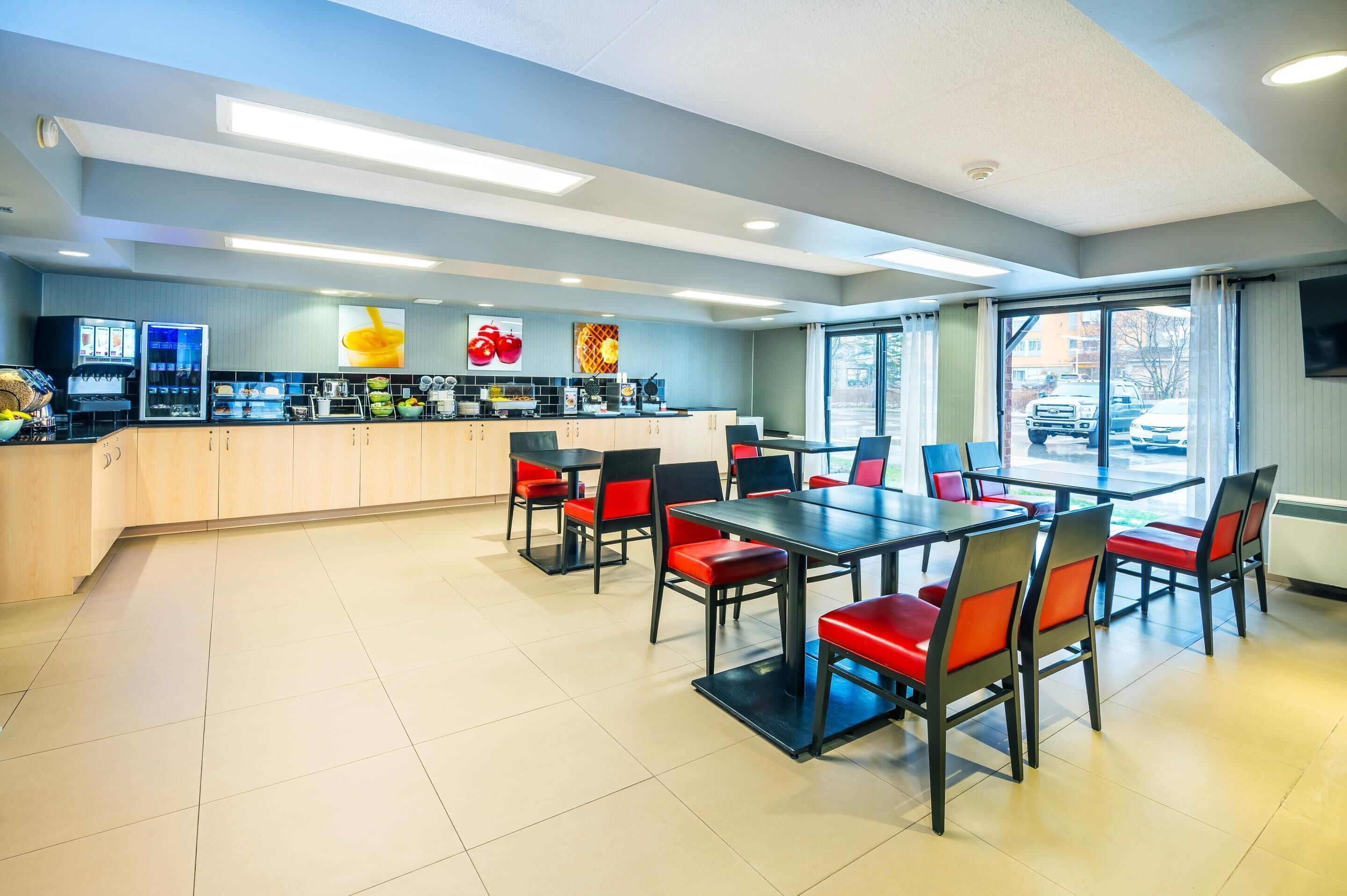 Free buffet breakfast