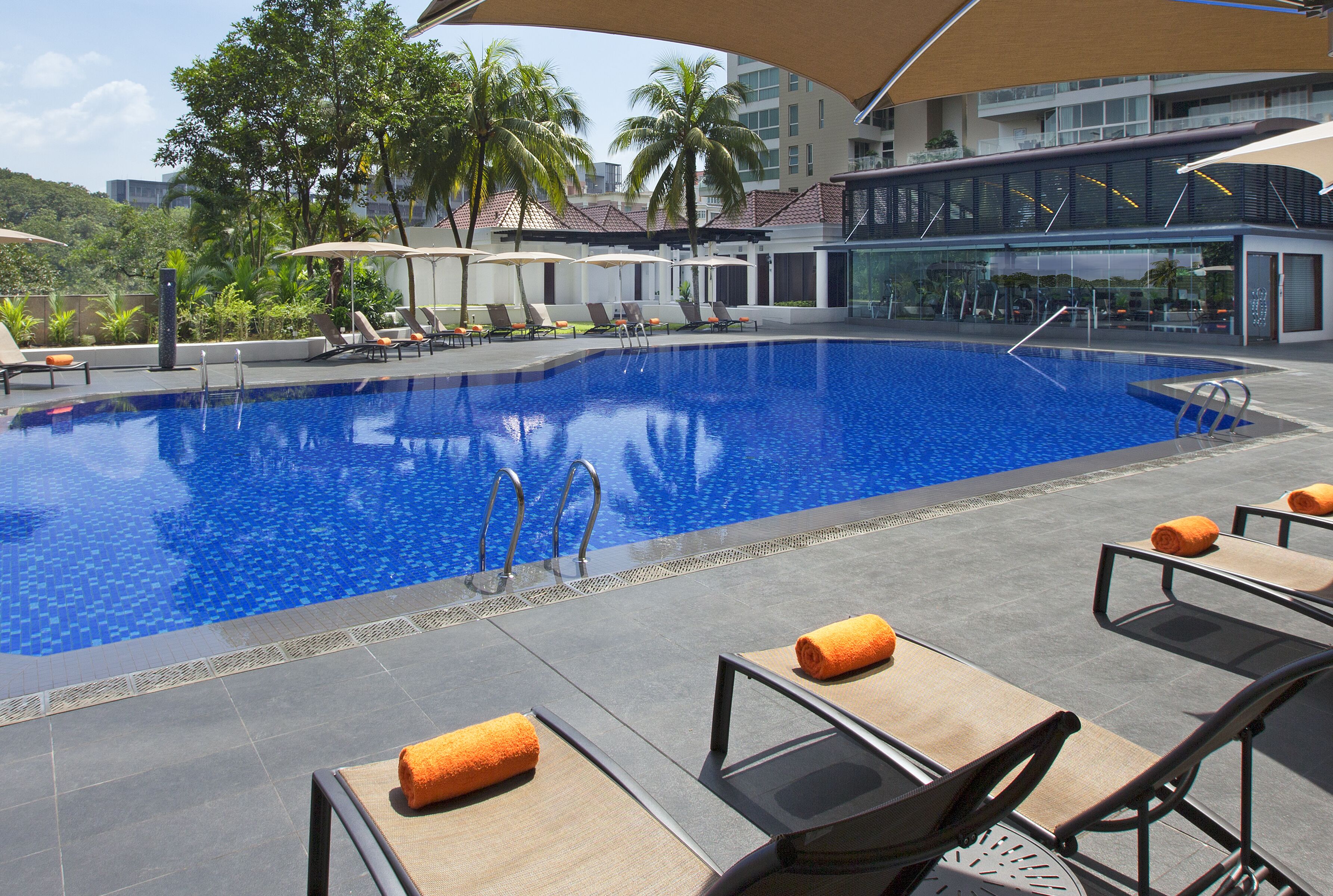 Quarto club, 1 cama King, ao lado da piscina | Vista do quarto