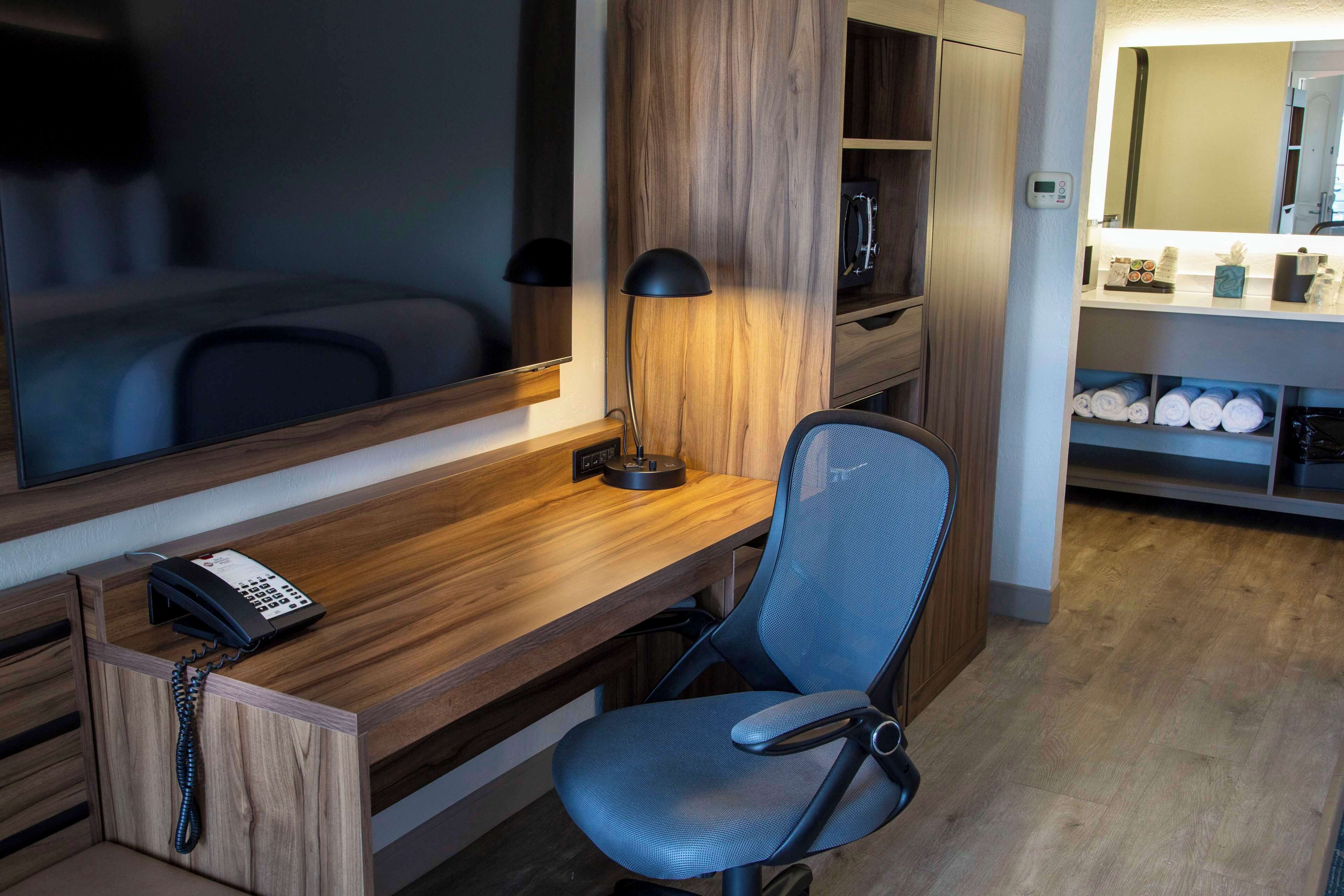 laptop workspace, iron/ironing board, free wifi, bed sheets