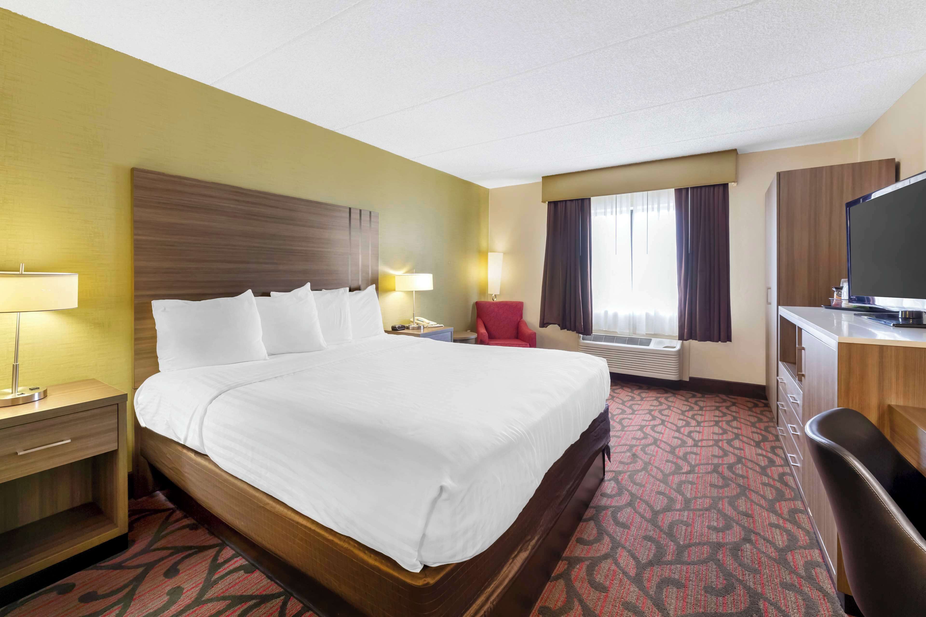 standard room, 1 king bed, non smoking, refrigerator & microwave | individually decorated, individually furnished, desk, laptop workspace