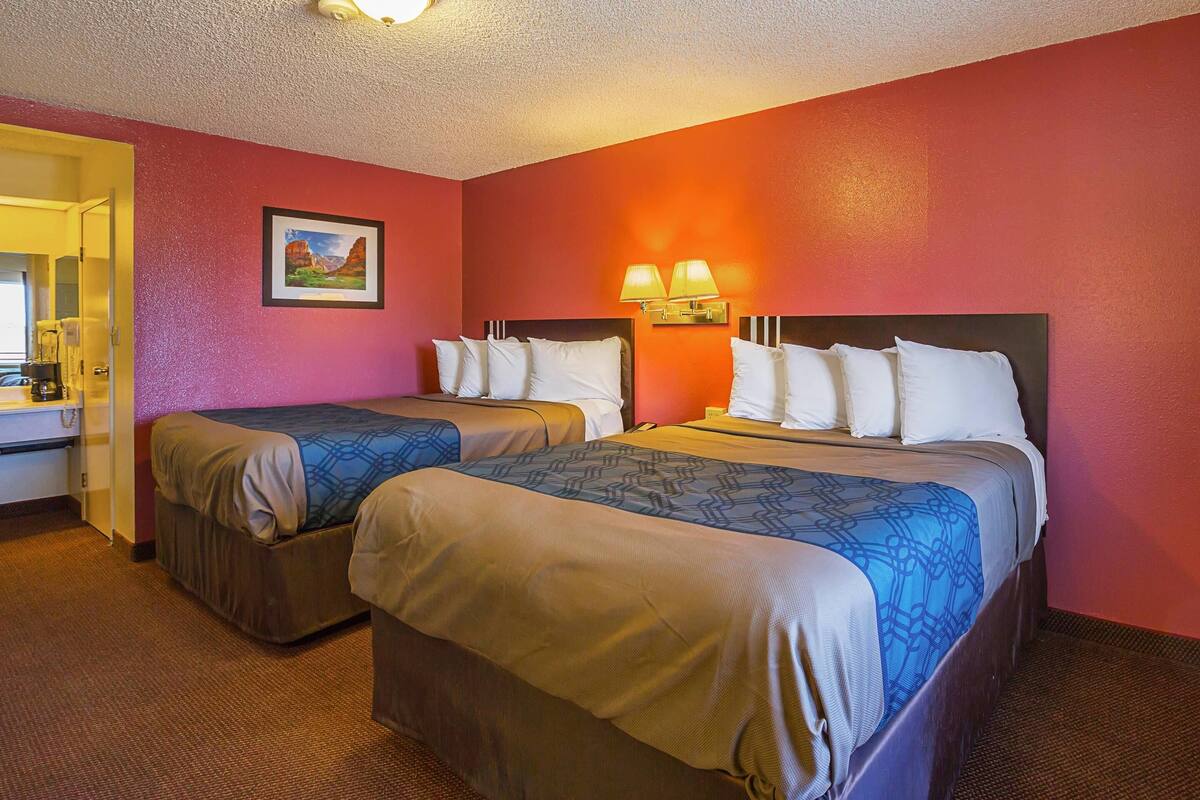 Standard Room, 2 Queen Beds, Non Smoking | Blackout drapes, cribs (surcharge), rollaway beds (surcharge)
