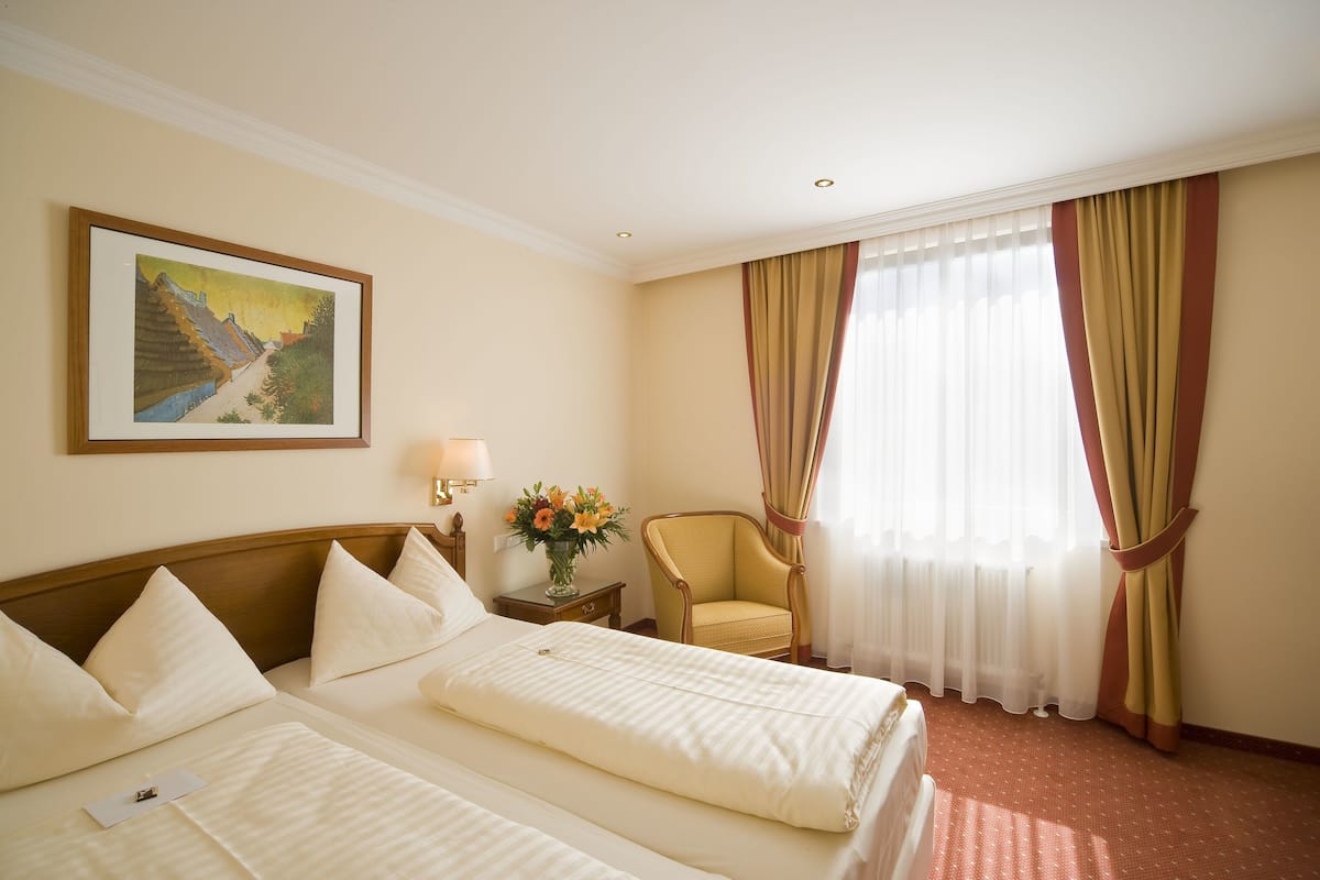 Basic Double or Twin Room (Traube) | Hypo-allergenic bedding, minibar, in-room safe, desk
