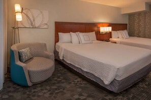 Hypo-allergenic bedding, individually furnished, desk