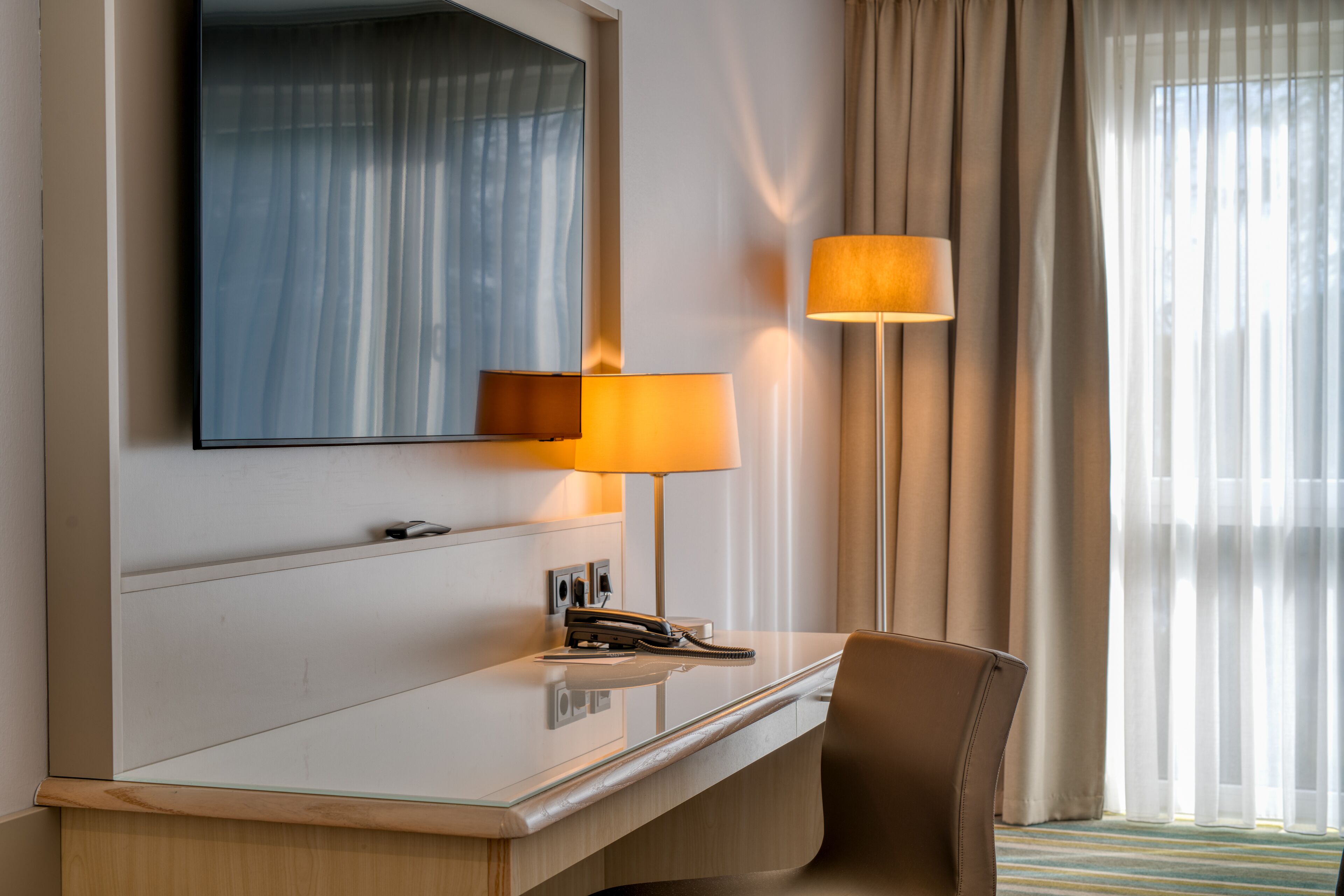 1 bedroom, hypo-allergenic bedding, in-room safe, desk