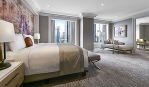 Premium bedding, minibar, in-room safe, desk