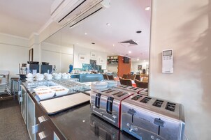 Daily buffet breakfast for a fee