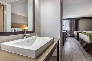 Standard Room, 2 Queen Beds, Non Smoking | Egyptian cotton sheets, premium bedding, down comforters, pillowtop beds