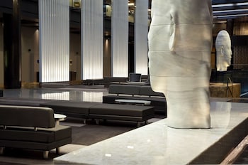 Hotel entrance and lobby at Hyatt Grand Central New York
