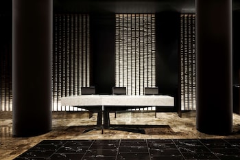 Hotel entrance and lobby at Hyatt Grand Central New York