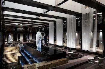 Hotel entrance and lobby at Hyatt Grand Central New York