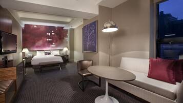 Suite, Corner | Premium bedding, pillowtop beds, minibar, in-room safe