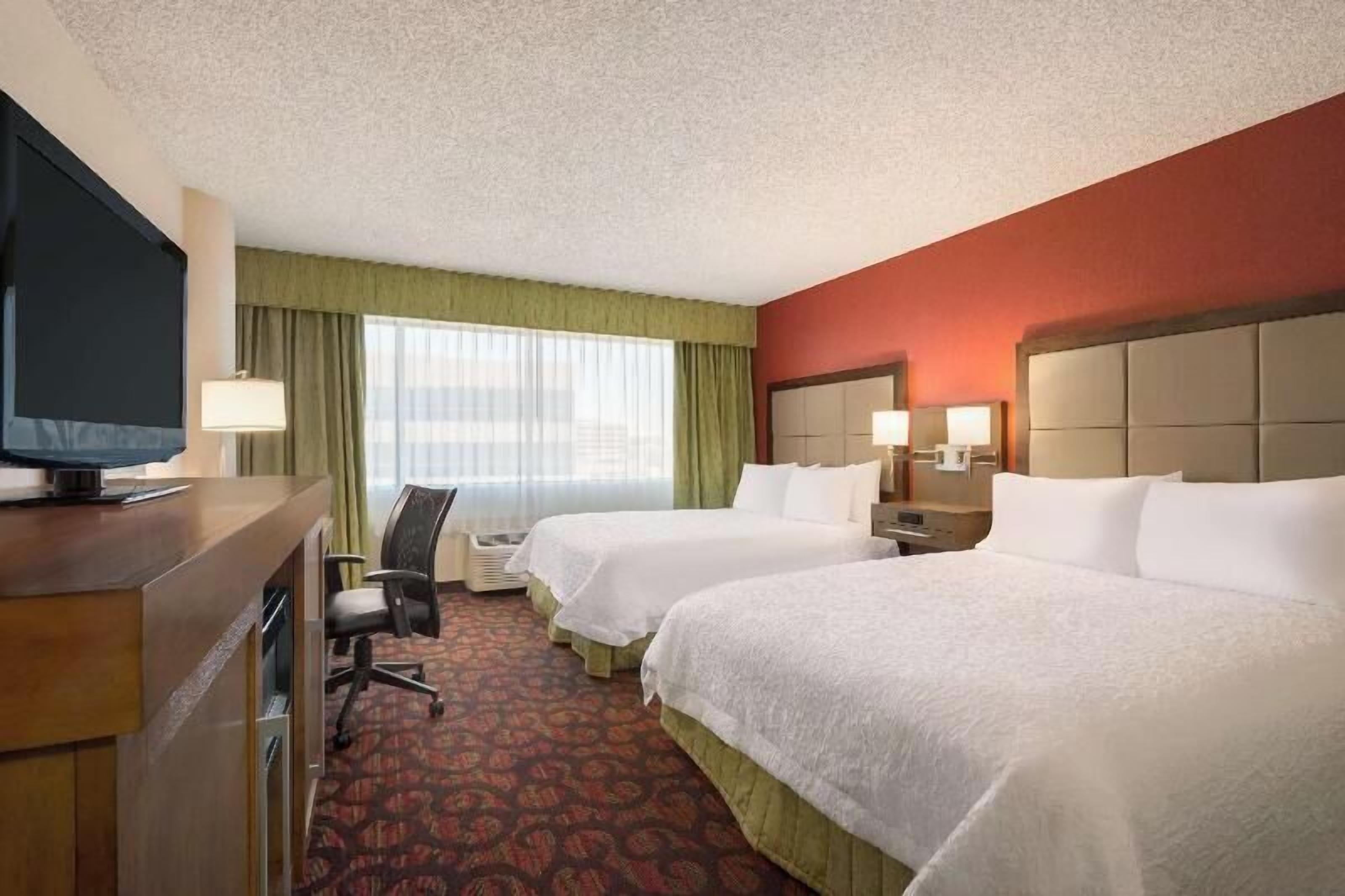 Premium bedding, pillowtop beds, in-room safe, desk
