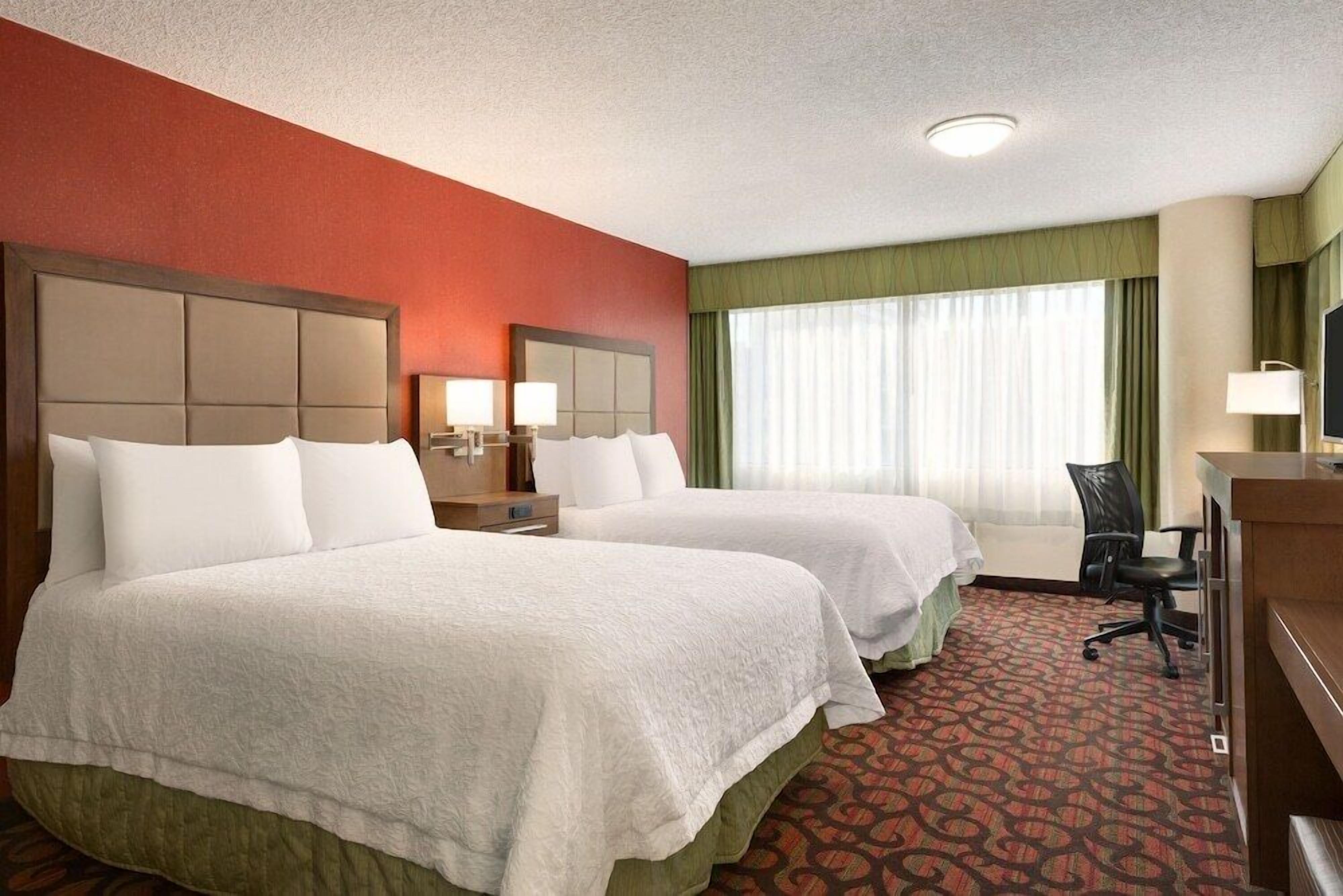 Premium bedding, pillowtop beds, in-room safe, desk