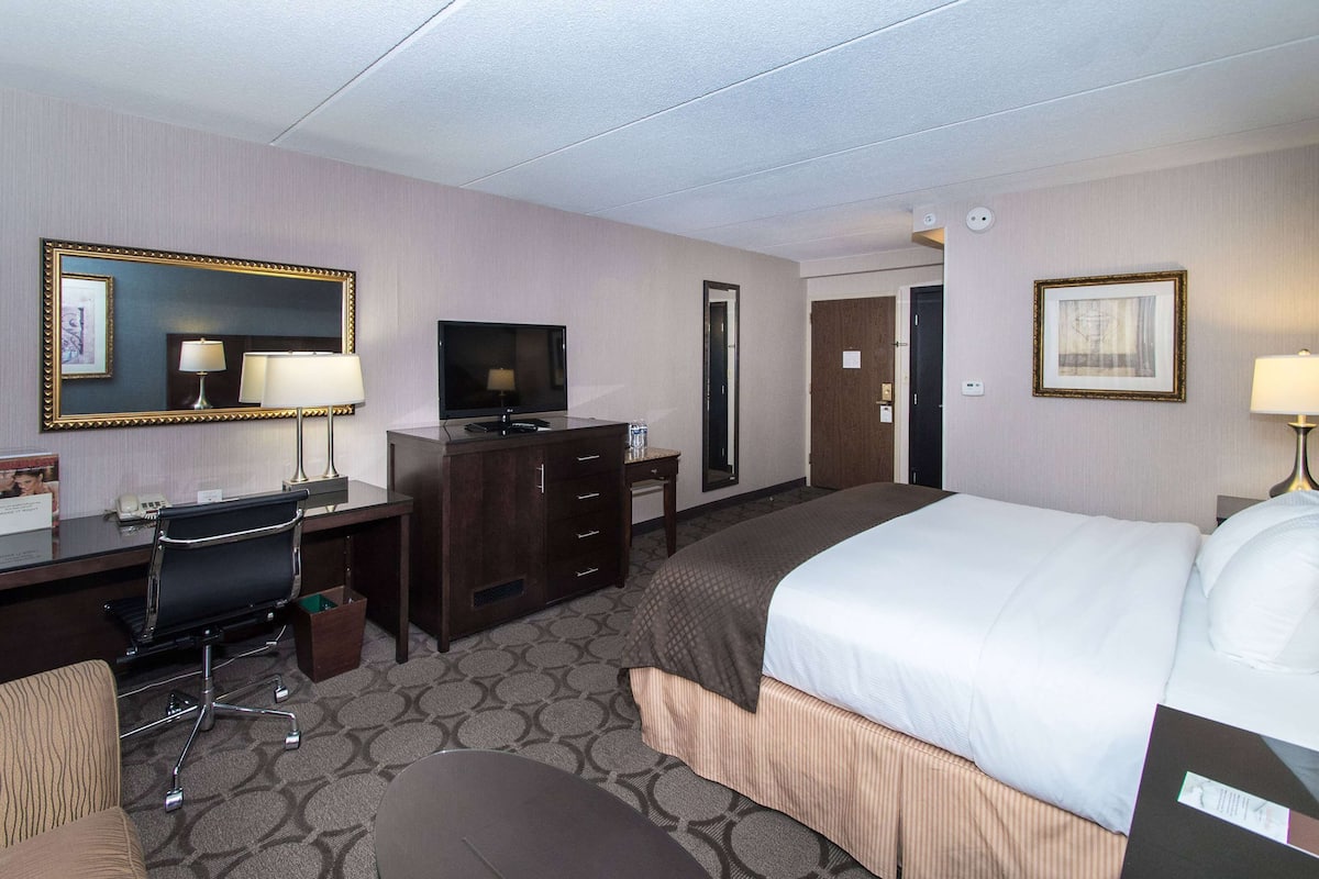 Premium bedding, pillow-top beds, in-room safe, desk