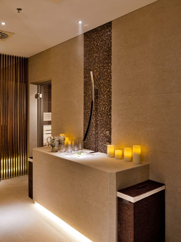 Sauna, body treatments, facials