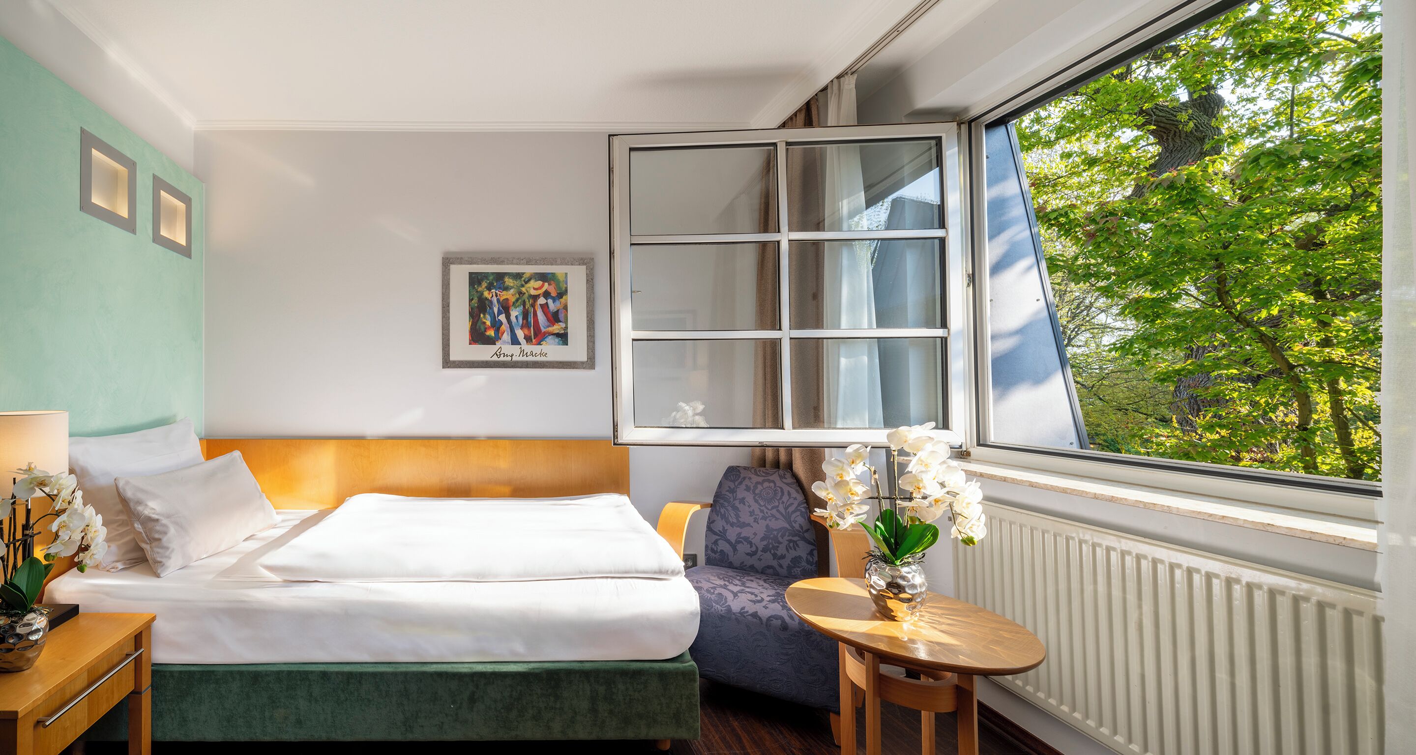 Standard-Einzelzimmer | Ausblick vom Zimmer