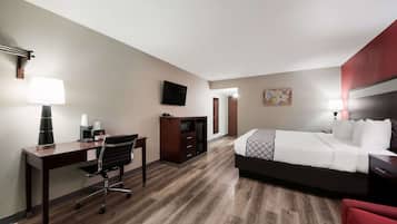 Standard Room, 1 King Bed, Accessible, Non Smoking | Blackout drapes, iron/ironing board, free WiFi, bed sheets