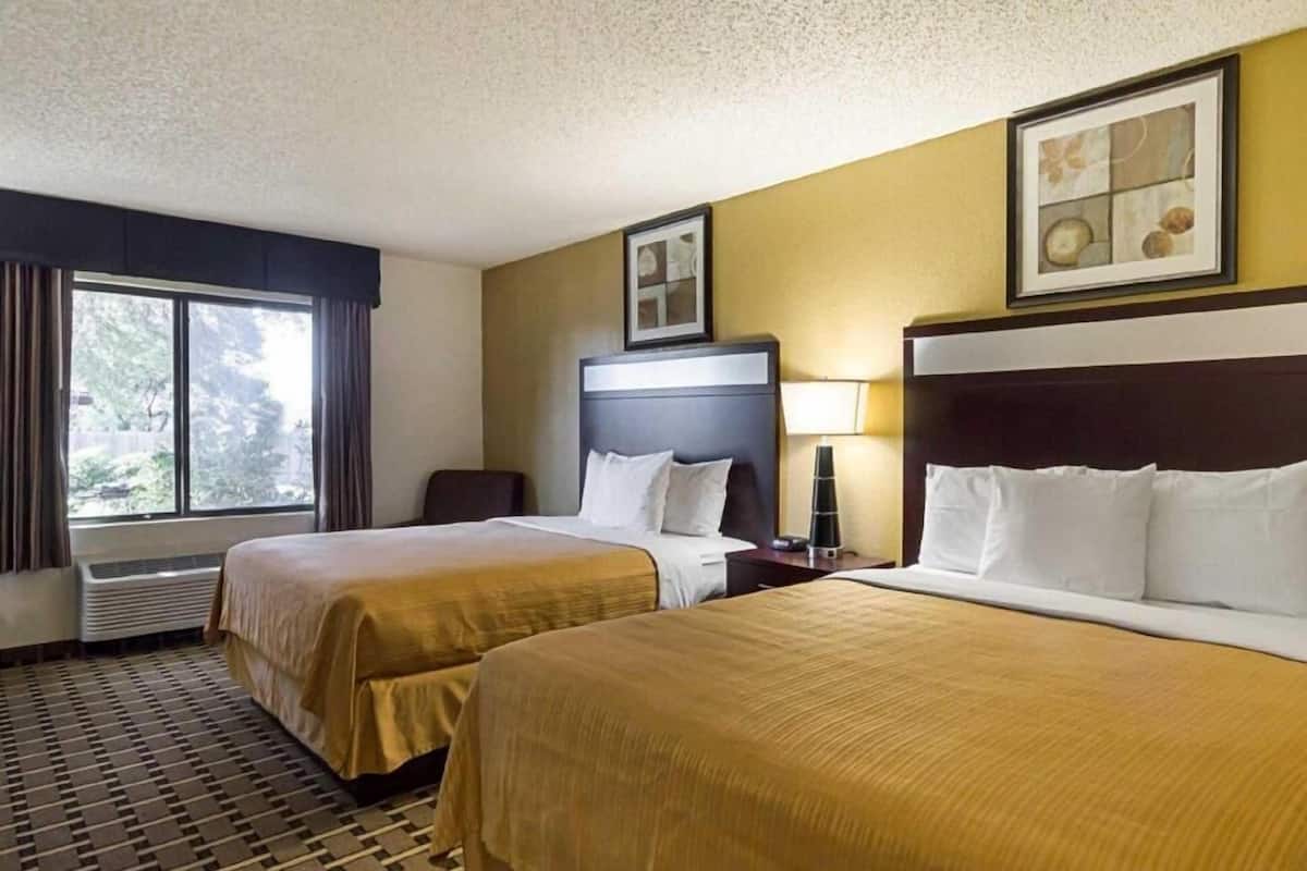 Blackout curtains, iron/ironing board, free WiFi, bed sheets