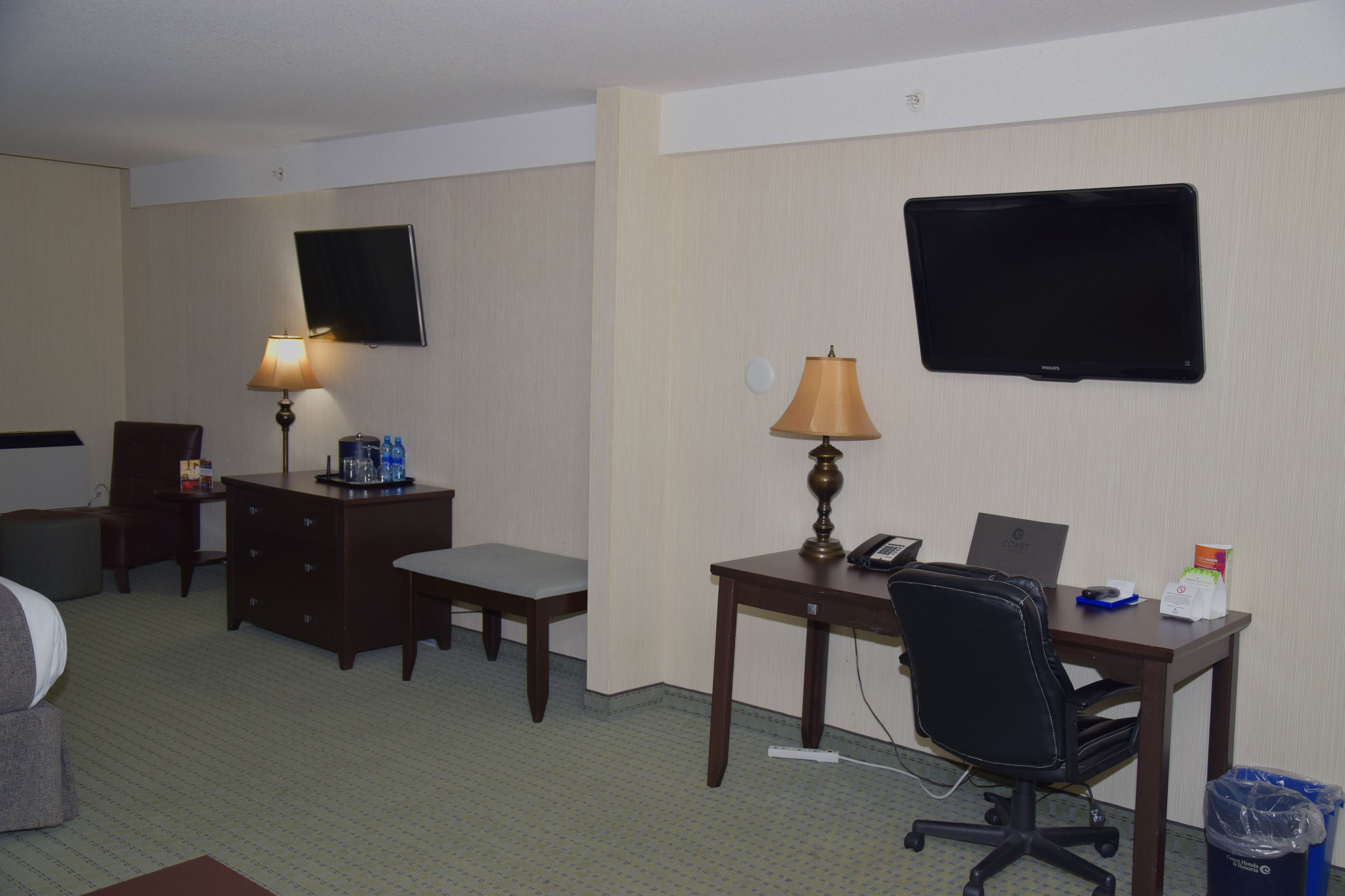 premium room, 2 queen beds (coast two queens with sofa bed) | premium bedding, down duvets, desk, blackout curtains