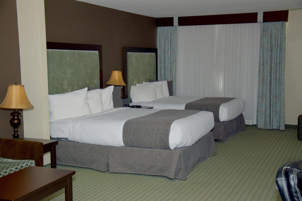 Premium Room, 2 Queen Beds (Coast Two Queens with Sofa Bed) | Premium bedding, down comforters, desk, blackout drapes