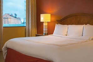 Room, 1 King Bed with Sofa bed | Premium bedding, down comforters, desk, iron/ironing board