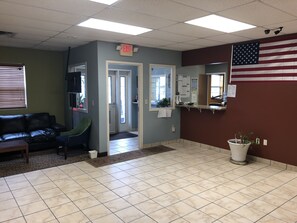 Lobby sitting area