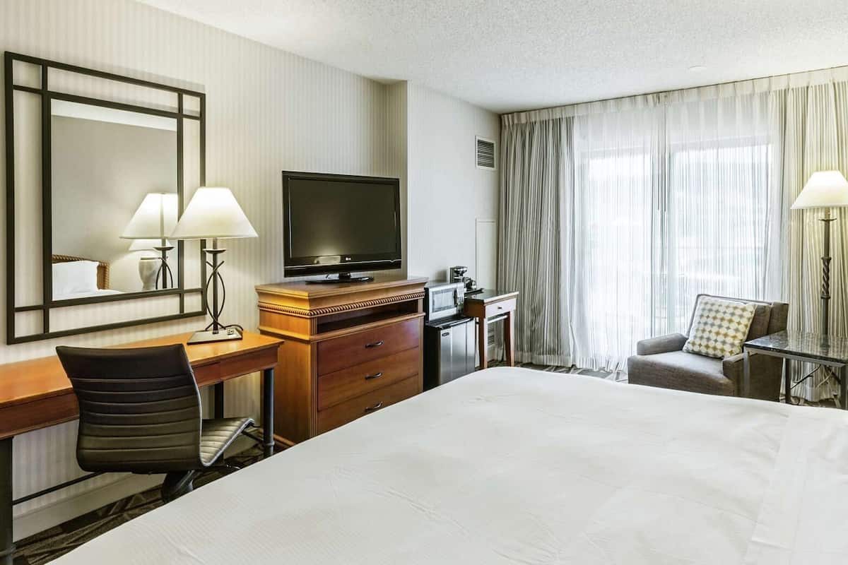 Hypo-allergenic bedding, pillow-top beds, desk, iron/ironing board