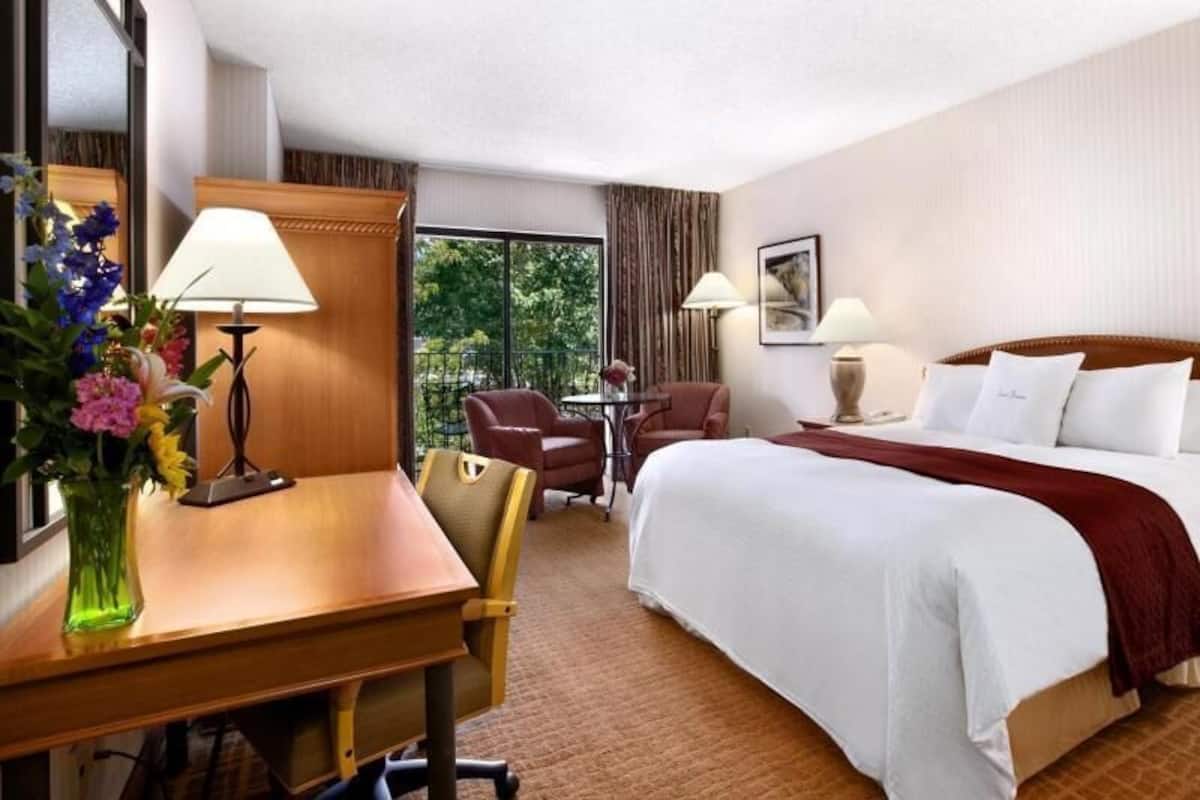 Hypo-allergenic bedding, pillow-top beds, desk, iron/ironing board