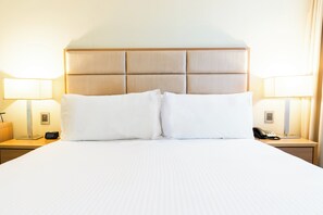 Premium bedding, pillow-top beds, in-room safe, desk