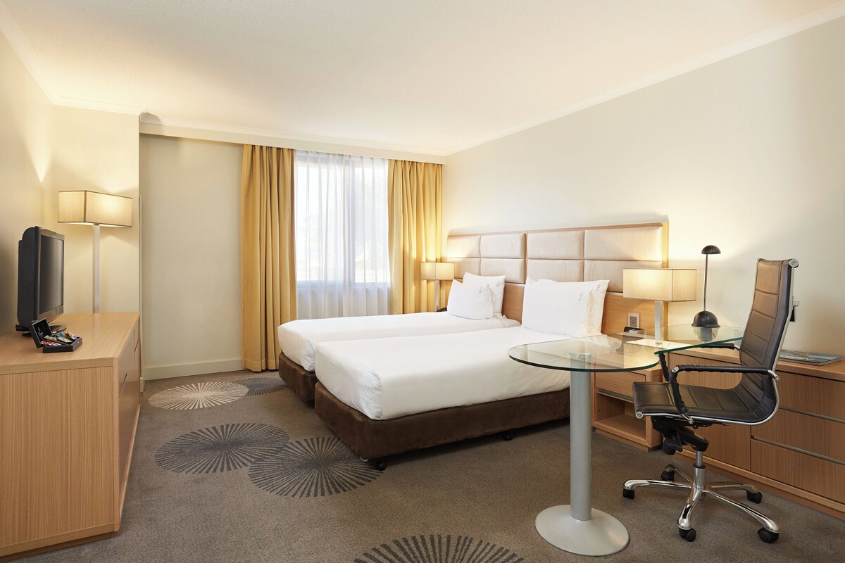 Premium bedding, pillowtop beds, in-room safe, desk