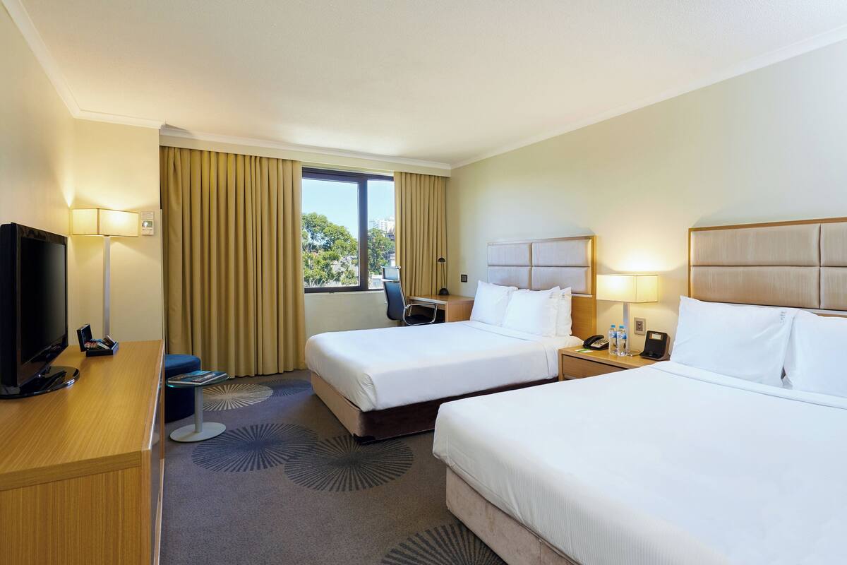 Standard Room, 2 Double Beds | Premium bedding, pillowtop beds, in-room safe, desk