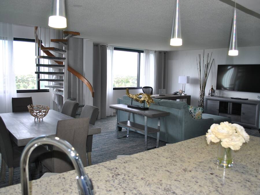 32-inch LCD TV with cable channels, TV, pay movies