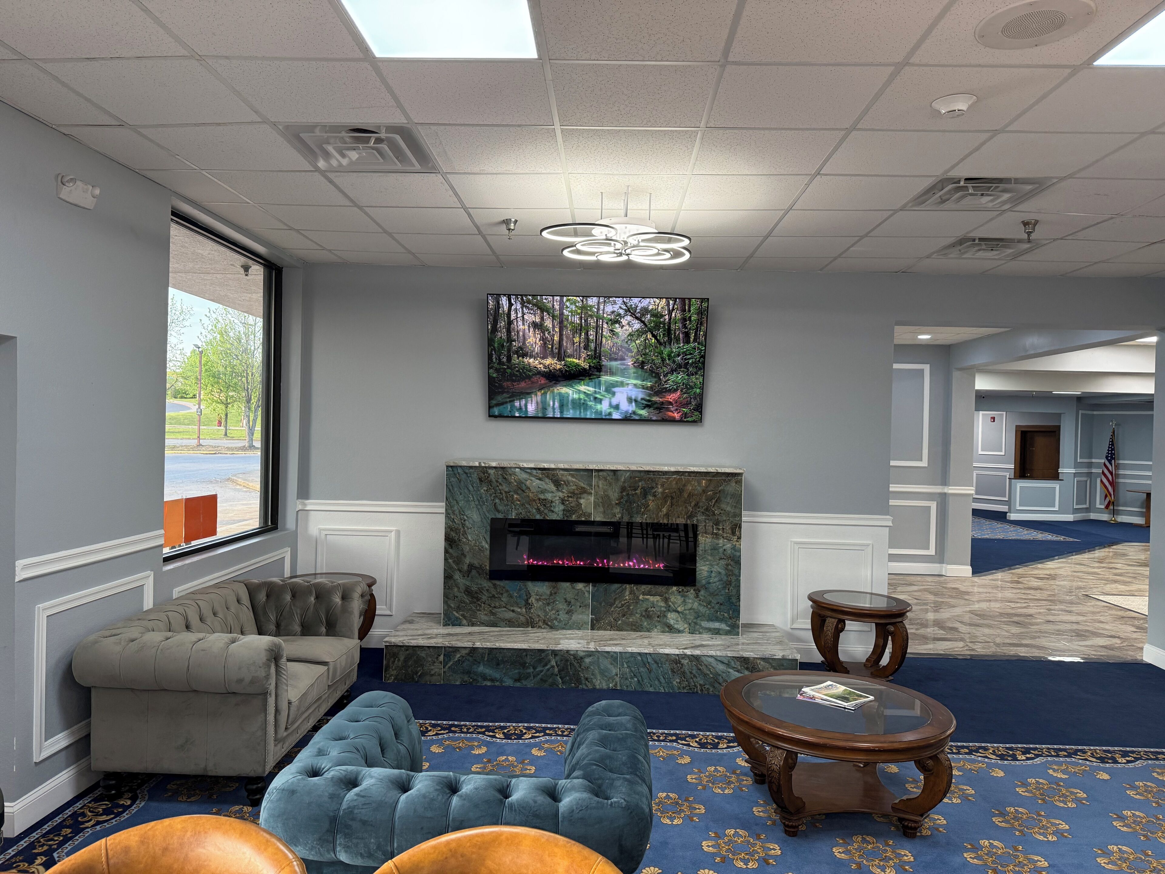 Lobby sitting area