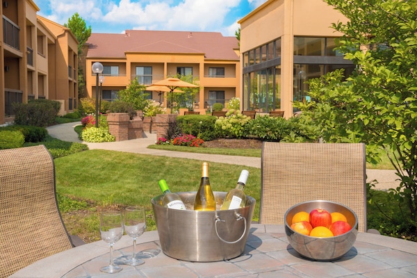 Vue depuis lâhĂ©bergement